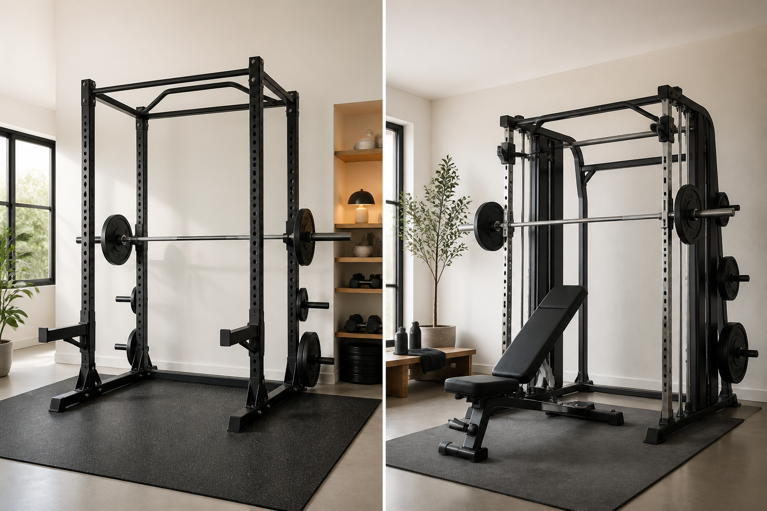 Power rack vs smith machine: welk krachtsysteem past bij jou?
